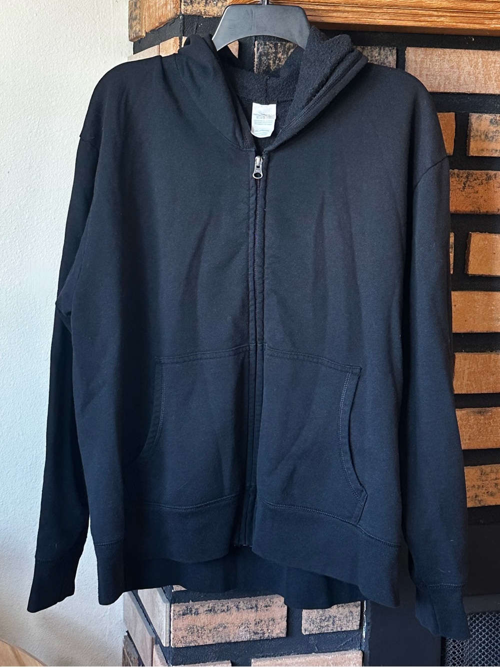 Hanes Women’s Classic Black Full-Zip Jacket with Hood